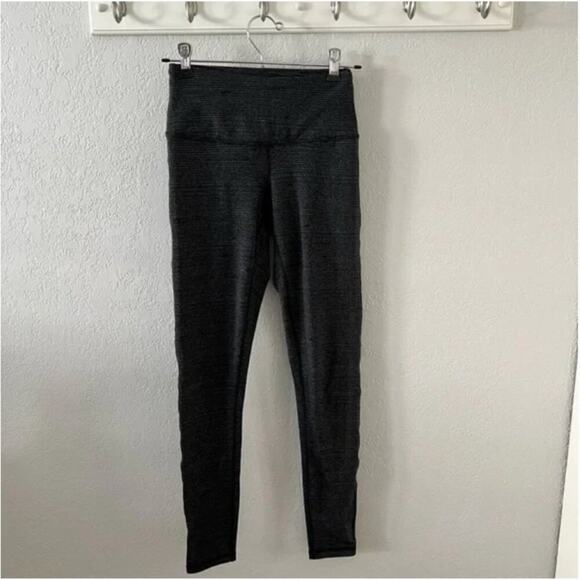 Prana Grey and Black High Rise Leggings - Picture 1 of 6